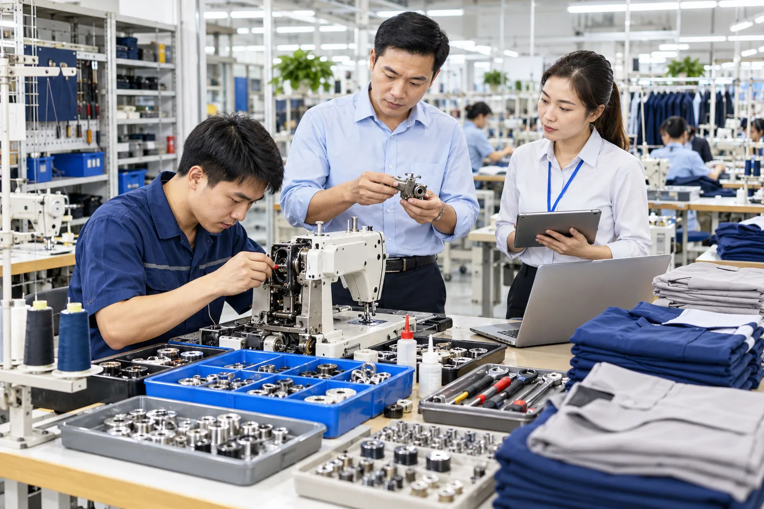 Cách tối ưu chi phí đầu tư thiết bị cho doanh nghiệp may